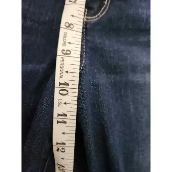 Democracy Ab Solution jeans Ankle skimmer indigo sz 14 slimming stretch comfort - Picture 8 of 8